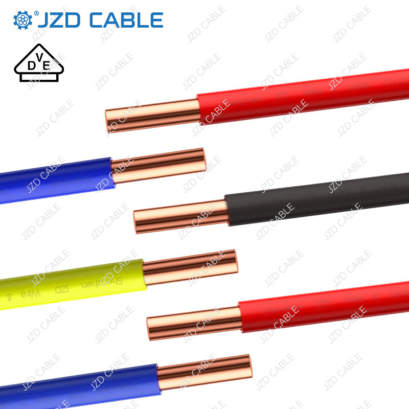 VDE認證H05V-U 300/500V歐盟認證電纜PVC絕緣電線